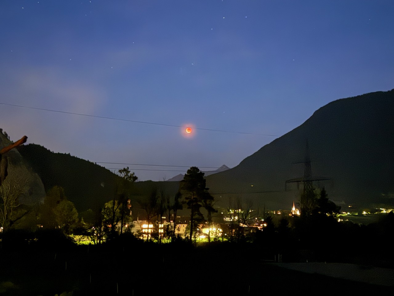 Blutmond über Nassereith